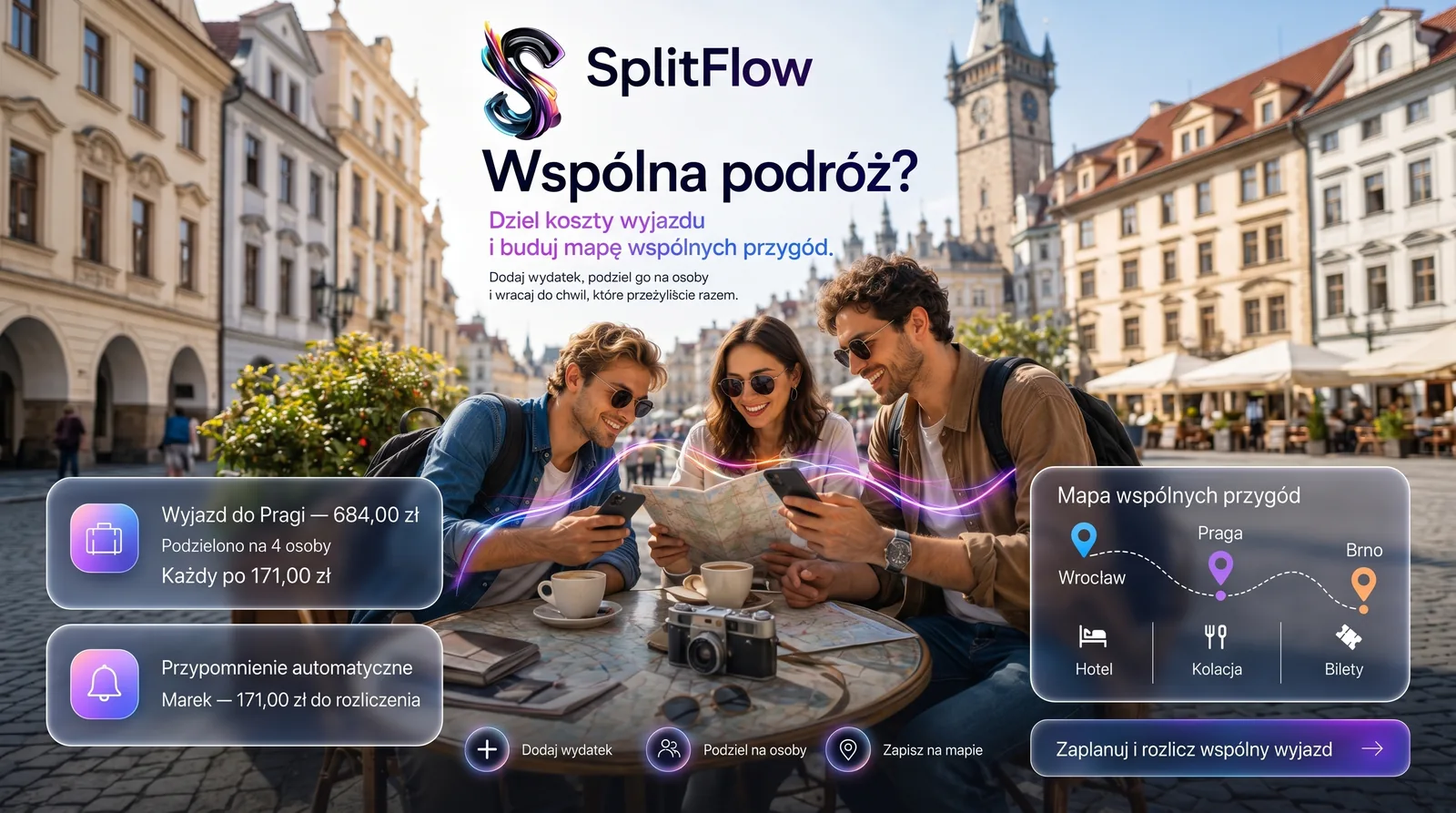 Wspólna podróż z ekipą